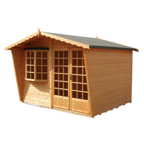 Shire GB Wirksworth 10 x 6 Ft. Shiplap Summer House Wayfair.co.uk